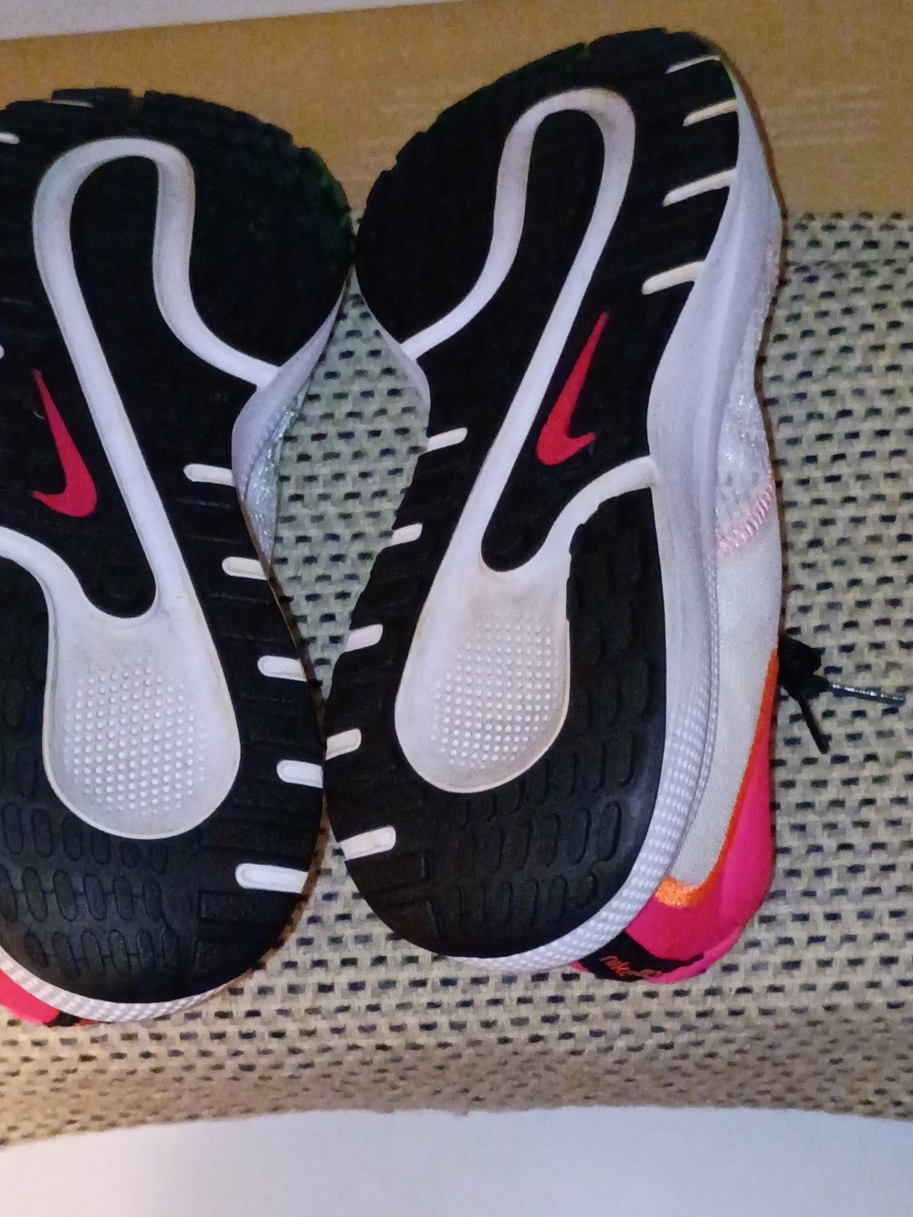 Nike Running Shoes - Black, White & Pink